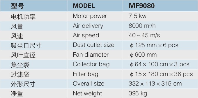 MF9080布袋吸尘机 吸尘器（站式）